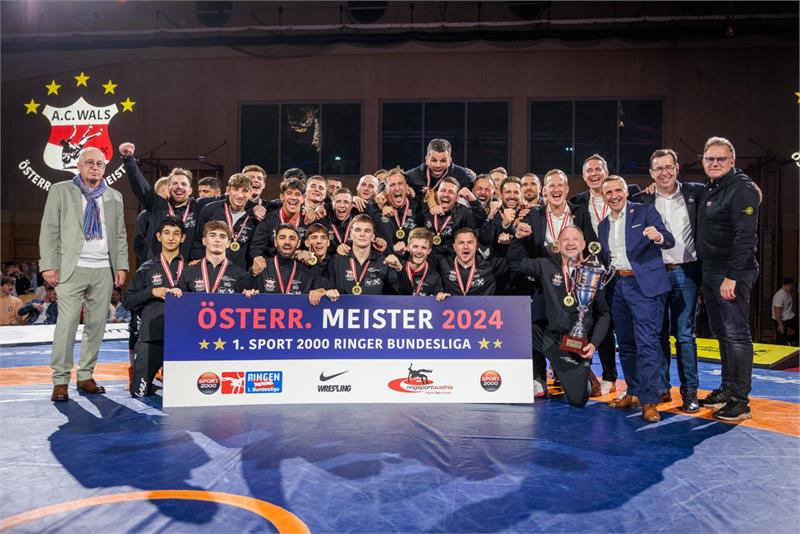 Mission 56 erfüllt – A.C. Wals gewinnt die 1. Ringer-Bundesliga 2024