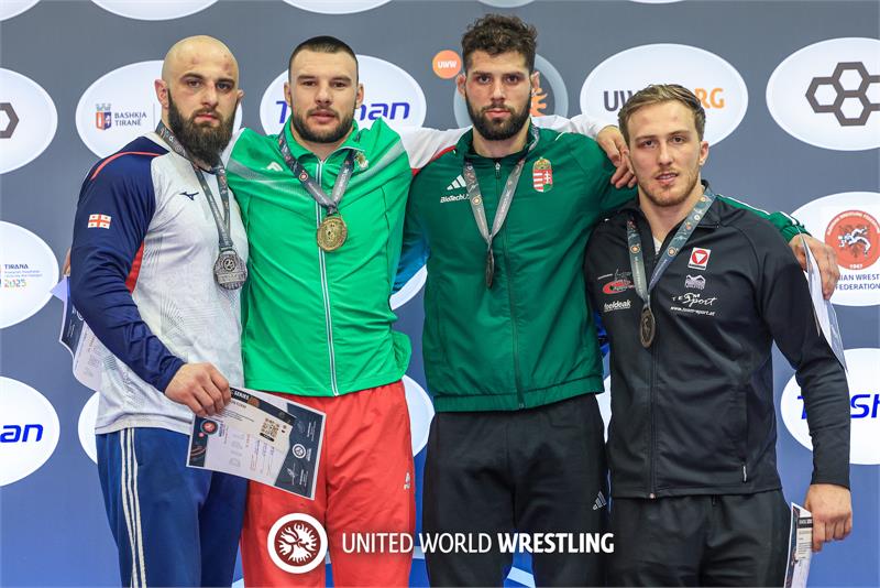 Markus Ragginger holt die Bronzemedaille beim UWW Ranking Series in Tirana